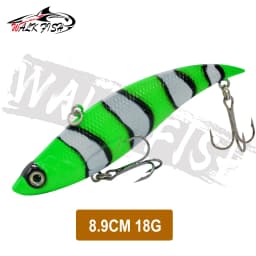 WALK FISH Sinking Vibration Fishing Lure 10g 14g 18g 22g Hard Bait Artificial VIB Winter Ice Fishing Pike Bait Tackle Isca Pech