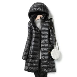 Plus Size Winter Womens Down Jackets Long Ultra Light Thin Casual Coat Puffer Jacket Slim Remove Hooded Parka Portable Windproof