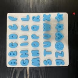 DIY Silicone Letter Charms Custom Dog Name Decor Anti-Fall Waterproof Fit for Thick Thin PVC Pet Collars