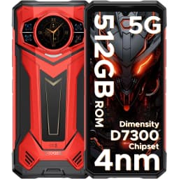 Doogee S200 Plus 5g Ai Rugged Phone 32Gb (12+20) 512Gb Dimensity 7300 Gaming Mobile Phone 1.32'' Rear Display Main Screen