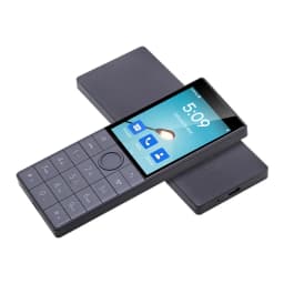 Qin F22 4G Touch Screen Keypad Smartphone Android 11 2.8 Inch No Camera 2GB+16GB 1700mAh Duoqin Grey WhatsApp Google Play Phone
