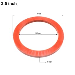 3PCS Silicone Gaskets for Vacuum Casting Machine High Temperature Seals Jewellery Tools