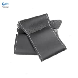 For Mercedes Benz E G CLK CLS SL Class W211 C209 A209 C219 W463 R230 Hand Stitched Car Steering Wheel Perforated Leather Cover