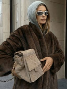 Winter Luxury High Quality Elegant Stand Collar Casual Fluffy Mink Fur Jacket Women High Quality Thick Warm Faux Mink Fur Coat