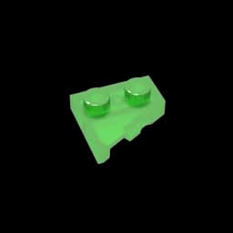 Educational Assemblage GDS-560 Wedge, Plate 2 x 2 Right compatible with lego 24307 children's toy Building Blocks Technicals