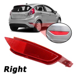 Rear Bumper Reflector Fog Lamp Tail Brake Light Right For Ford Fiesta Mk7 2008 2009 2010 2011 2012 2013 2014 CMAX 2010-2015