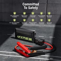 YESPER 1500A Jump Starter ARMOR Mini 12V Car Battery Emergency Boosters 12000mAh Power Bank for Car Motorcycle SUV Truck 7/5.5L