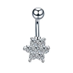 1PC Devil Heart Butterfly Navel Piercing Stainless Steel Crystal Belly Button Rings for Women Drop Dangle Earring Body Jewelry