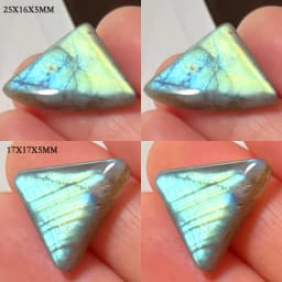 Wholesale Natural Stone Loose Beads Irregular Shape Bead Blue Purple Labradorite Cabochon 2-4Pcs/Lot