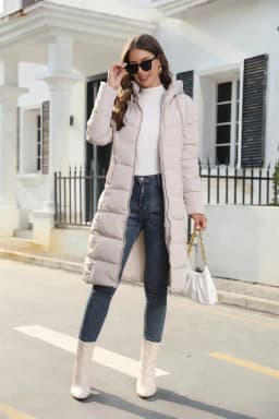 Winter New Fashion Women's Simple Hooded Solid Color Casual Trendy Elegant Long Sleeve Down Jackets Female Slim Coats Clothes