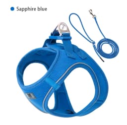 SMALL COMBINATION Small Dog Harness Leash Set Soft Reflective for Puppy Cat Harness Pet Vest Chihuaahua Sausage Outdoor Walking