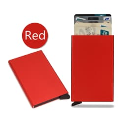 Rfid Smart Wallet Credit Card Holder Metal Thin Slim Men Women Pop Up Minimalist Wallet Small Cardholer Vallet Walets for Men