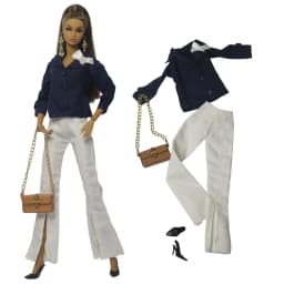 Handmade Babi Clothes Leather Clothing Outfit for 11.5 Inch 30cm Doll BJD Clothes Many Style Gifts for Doll Accessories