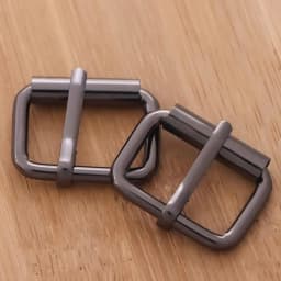 5pcs Roller Buckle Metal Adjustable Belt Pin Buckle Bag Strap Slide Tri-Glide Buckle Webbing Hardware DIY