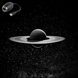 USB Galaxy Projector Light Car Roof Projection Lamp Atmosphere Ambient Light Saturn Starry Star Light Party Decor Romantic Light