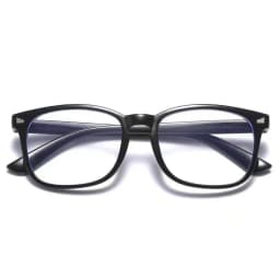 New Trending Blue Light Blocking Men's Glasses Gaming PC Matte Black Anti Ray Eyeglasses Women Transparent Fashion Eyewear