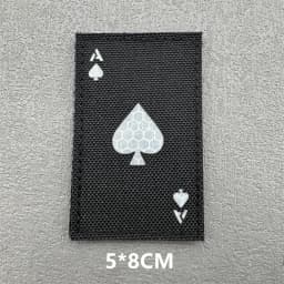 3D Tactical Patches IR Reflective Badge on Backpack Vest Clothing DIY Morale Tactical Badges Hook&Loop Laser Cut Supplies