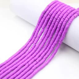 6mm 350pcs/lot Color Flat Round Polymer Clay Beads Loose Spacer Beads for Jewelry Making DIY Bracelet Necklace Earrings Design