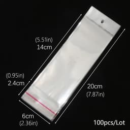 OPP self sealing transparent plastic bag, cellophane, self-adhesive packaging, jewelry, candy, cookies, gift packaging bag