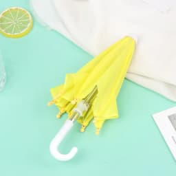 1Pc Baby Doll Rain Gear Toy Umbrella Mini Umbrella Doll Accessories Children Multicolor Toy Clothing Decoration