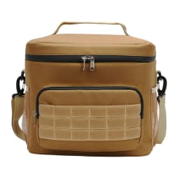 Camping Thermal Bag Insulated Lunch Bag Large Capacity Thermal Picnic Box With Shoulder Strap Separated Storage Compartments