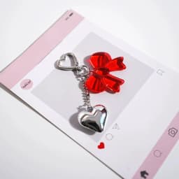 Acrylic Bow Tie Keychains Advanced Temperament Pendant Couple Friend Backpack Car Keychain for Gift