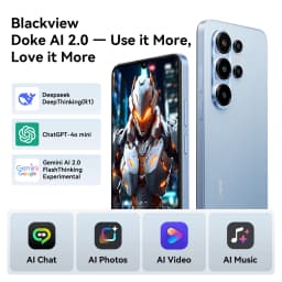 Blackview Wave 10C Smartphone 6.88-inch HD+ IPS Display Android 16 Quad-core 32GB 128GB 32MP Camera 5000mAh Battery Cellphone