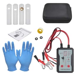 12V Upgraded Fuel Injector Tester & DIY Cleaning Tool, Test Two Injectors Simultaneously Power Drive Modefuel Injector Test