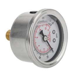 Liquid 0-160 psi 1/8 NPT for Auto Oil Press Gauge Liquid Universal Tester Monitoring System Fuel Pressure Gauge Meter