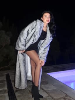 Winter High Quality Fluffy Fox Fur Overcoat Outerwear Women Long Fashion Faux Fur Coat Women Gradient Dyeing Plush Jacket