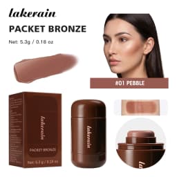Lakerain Bronze Contour Stick Hydrates Smooths Skin Create Dimensional Effect Long-lasting Natural Makeup Effect Contour Stick