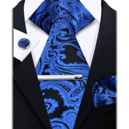 Fashion Ties for Men Gift Weave Necktie Set Handchief Cufflinks Tie Clip Luxury Brand Designer Business Wedding Suit Accessories