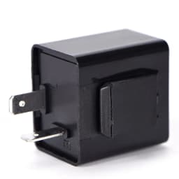 Led Turn Signal Flasher Relay 12V 2Pin Motorcycle Blinker Adjustable Automatic Protection Flasher Relay Turn Signal Indicator