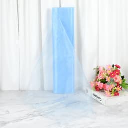 10M Organza Fabric Crystal Shining Tulle Roll for Wedding Decoration Romantic Organza Wedding Party DIY Fabric Accessories