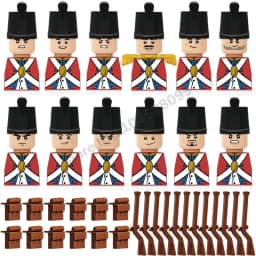 Crusader Knights Roman Warriors Middle Ages Medieval Europe Military Building Blocks Figures Castle Kingdom King Legion Set