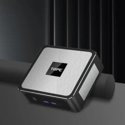 TOPC Mini PC Gamer, 13th Gen Intel Core I9-13900H/I7-13700H, 2xDDR5 RAM, 2xNVMe SSD, 2xLAN, Desktop Gaming Small Computer