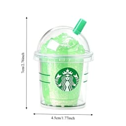 Cute Iced Coffee Cup Squishy Stress Relief Toy Colorful Squeeze Squishy Portable Mini Drink Cup Decompression Toy Birthday Gift