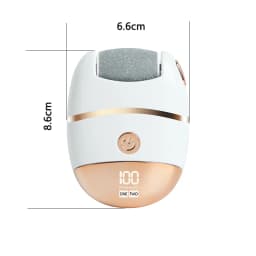 USB Charging, Digital Display, Portable and Easy to Use, Rechargeable Thick Leather Polishing Foot Polisher