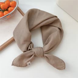 68*68cm Solid Color Cotton Square Scarf Women Girls Headband Accessories Hairscarf Hairscarf Bandanas