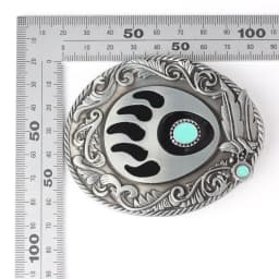 YonbaoDY Belt Buckle for 3.8cm Belt Bear Paw Animal Footprints K130