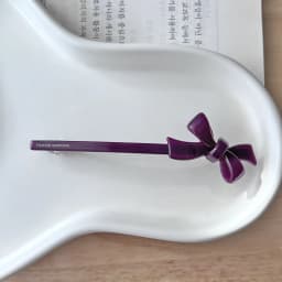 Korea France 3D Bow Spring Clip Versatile Princess Hair Clip One Word Clip