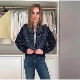 Knitted Jacquard Tassels Patchwork Cardigans Women Sweaters Long Sleeve V-neck Thicken Vacation Sweater 2025 Autumn Coats Tops