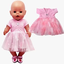 Doll Clothes for 43cm Baby New Born Doll Coat Unicorn Hoodie 17 Inch 18 Inch Baby Bona Doll Dress Christmas Toys Clothes