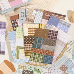 20/30 Sheets Patchwork Style Cut Film Sticker Book Japanese Stationery Stickers Journal Handbook Scrapbooking Aesthetic Sticker