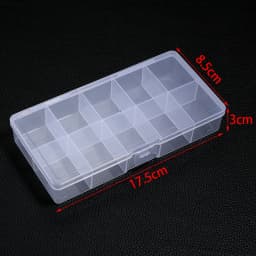 1pcs Transparent Plastic Storage Box Multifunctional Jewelry Box For Jewelry Organizer Storage Small Item Supplies Container Box
