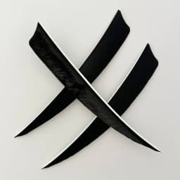 IBOUNFOX 100Pcs Archery Arrow 5 Inch Real Feathers Fletching Right/ Left Wing Shild Cut for DIY Hunting Shooting Shafts