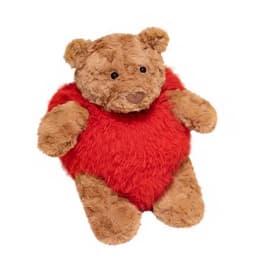 Cute Bear Plushies Bear Toy Stuffed Animal With Red Heart Valentine's Day Decor Gifts For Wife Girlfriend For Living Room