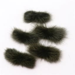 5pcs Real Natural Mink Pompon Bowknot 2*6cm Fur Pompom Balls Bow Tie Fluffy Pompones for Diy Jewelry Craft Supplies Accessories