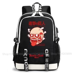 Attack on Titan Backpack Anime Mochila Student School Bag Boys Girls Gift Casual Daily Travel Rucksack