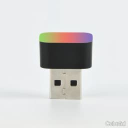 1Pc Car Mini USB LED Atmosphere Lights Car Interior Neon Decorative Lamp Emergency Lighting Universal PC Portable Plug and Play